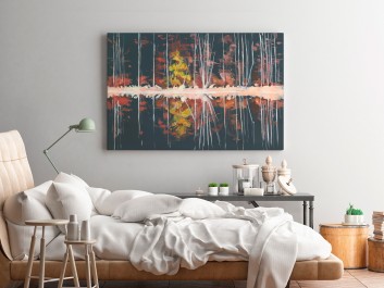 Esencjalizm - nowoczesny obraz do sypialni - 120x80 cm