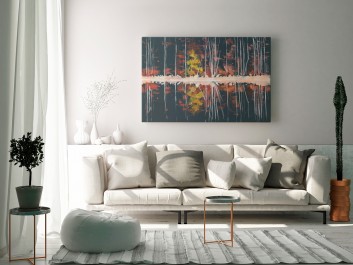 Esencjalizm - nowoczesny obraz do sypialni - 120x80 cm