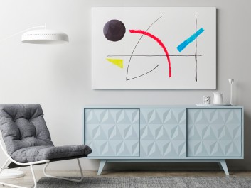 Filozofia egzystencji - nowoczesny obraz na płótnie - 120x80 cm