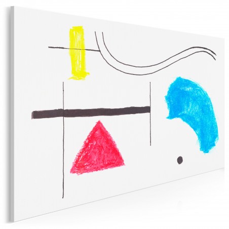 Filozofia bytu - nowoczesny obraz do salonu - 120x80 cm