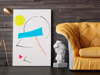 Filozofia istnienia - nowoczesny obraz do sypialni - 120x80 cm Filozofia istnienia - nowoczesny obraz do sypialni - 120x80 cm