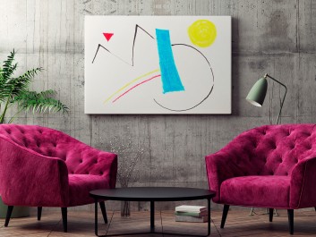 Filozofia istnienia - nowoczesny obraz do sypialni - 120x80 cm Filozofia istnienia - nowoczesny obraz do sypialni - 120x80 cm