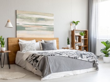 Mauritius - nowoczesny obraz do sypialni - 120x80 cm