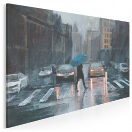 Zaklinacz deszczu - nowoczesny obraz na płótnie - 120x80 cm