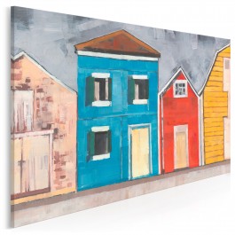 Notting Hill - nowoczesny obraz na płótnie - 120x80 cm Notting Hill - nowoczesny obraz na płótnie - 120x80 cm
