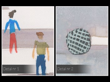 Tempo miasta - nowoczesny obraz na płótnie - 120x80 cm