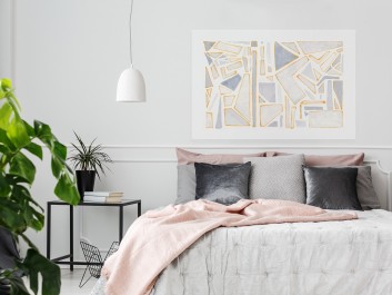 Ciało krystaliczne - nowoczesny obraz na płótnie - 120x80 cm