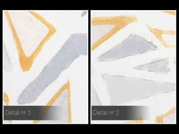 Ciało krystaliczne - nowoczesny obraz na płótnie - 120x80 cm