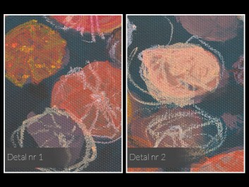 Impresjonistyczne nenufary - nowoczesny obraz na płótnie