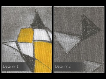 Sztuka origami - nowoczesny obraz na płótnie - 120x80 cm Sztuka origami - nowoczesny obraz na płótnie - 120x80 cm