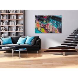 Aura transcendencji - nowoczesny obraz na płótnie - 120x80 cm