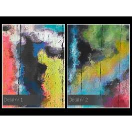 Aura transcendencji - nowoczesny obraz na płótnie - 120x80 cm