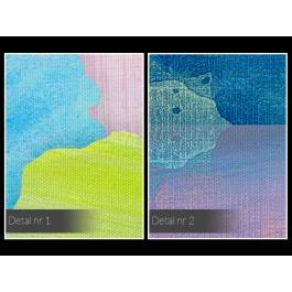 Jezioro zachwytów - nowoczesny obraz na płótnie - 120x80 cm