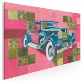 Automobilem przez świat - nowoczesny obraz do salonu - 120x80 cm