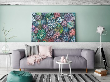 Bez ogródek - nowoczesny obraz do salonu