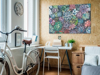 Bez ogródek - nowoczesny obraz do salonu