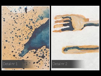 Apetyt na sztukę - nowoczesny obraz na płótnie - 120x80 cm