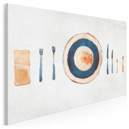 Przepis na sztukę - nowoczesny obraz na płótnie - 120x80 cm