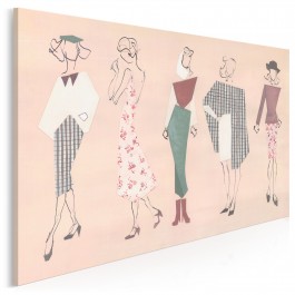 Haute couture - nowoczesny obraz na płótnie - 120x80 cm