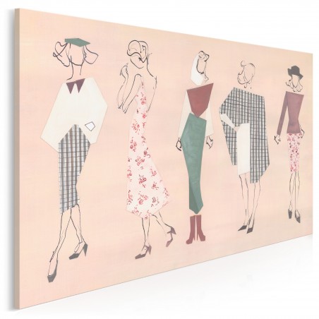 Haute couture - nowoczesny obraz na płótnie - 120x80 cm