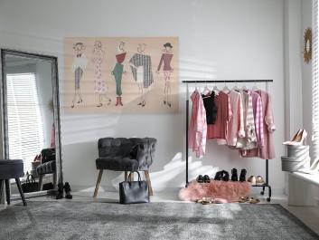 Haute couture - nowoczesny obraz na płótnie - 120x80 cm