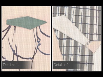 Haute couture - nowoczesny obraz na płótnie - 120x80 cm