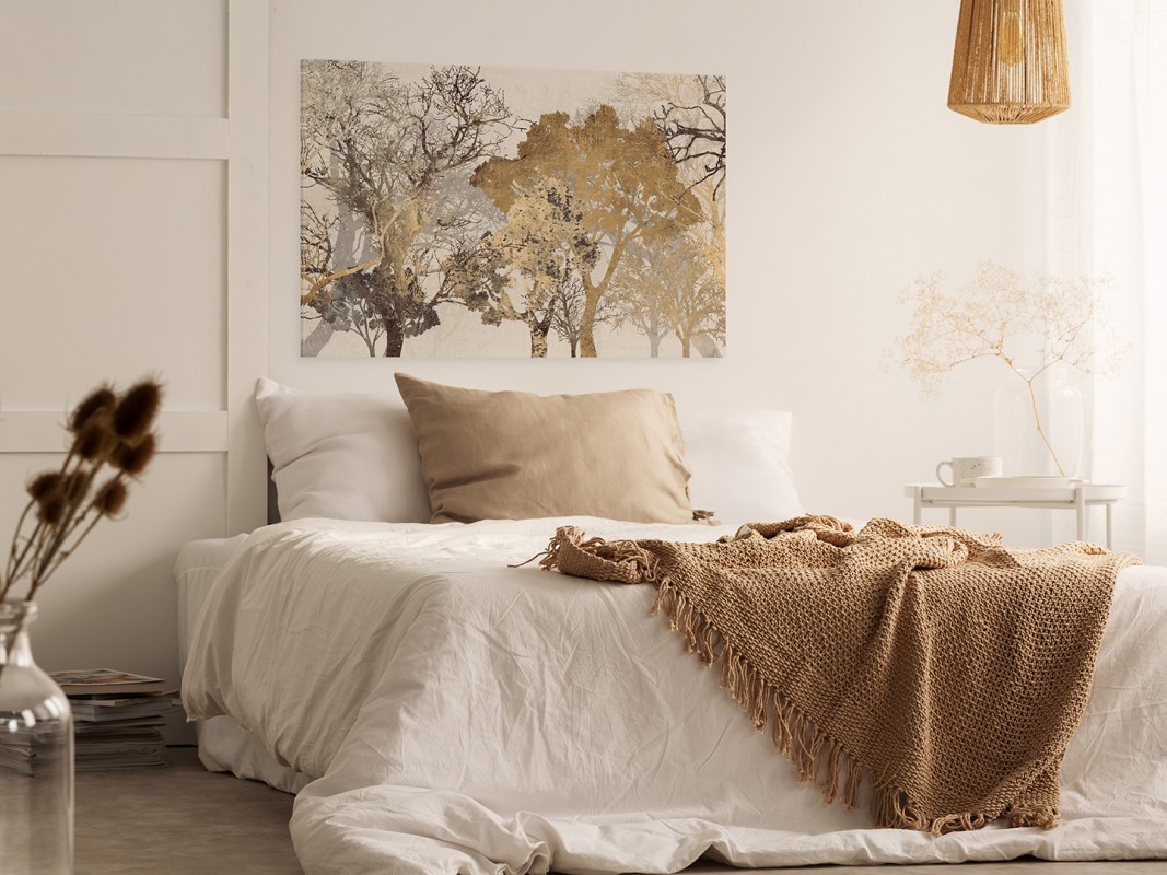 Energia spokoju - nowoczesny obraz do sypialni - 120x80cm