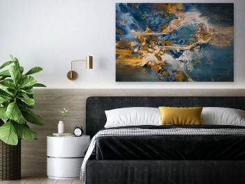 Półwysep nadziei - nowoczesny obraz na płótnie - 120x80 cm