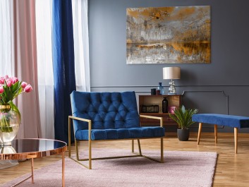 Tchnienie słońca - nowoczesny obraz na płótnie - 120x80 cm