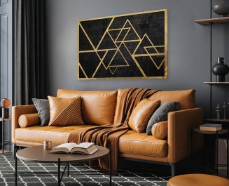 Szlachetny blichtr - nowoczesny obraz na płótnie - 120x80 cm