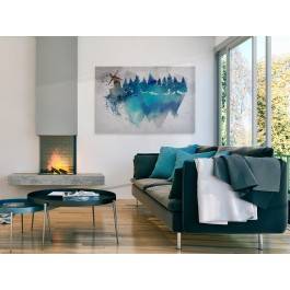 Sen o Atlantydzie - nowoczesny obraz na płótnie - 120x80 cm