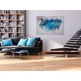 Sen o Atlantydzie - nowoczesny obraz na płótnie - 120x80 cm