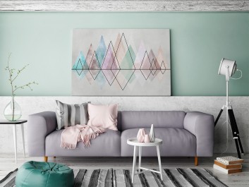 Diamentowy szlak - nowoczesny obraz na płótnie - 120x80 cm Diamentowy szlak - nowoczesny obraz na płótnie - 120x80 cm