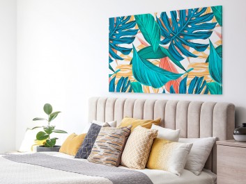 Oranżeria - nowoczesny obraz na płótnie - 120x80 cm Oranżeria - nowoczesny obraz na płótnie - 120x80 cm