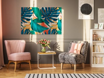 Oranżeria - nowoczesny obraz na płótnie - 120x80 cm Oranżeria - nowoczesny obraz na płótnie - 120x80 cm