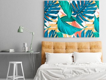 Oranżeria - nowoczesny obraz na płótnie - 120x80 cm Oranżeria - nowoczesny obraz na płótnie - 120x80 cm