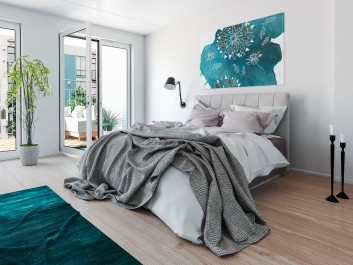 Sentencja Zen - nowoczesny obraz na płótnie - 120x80 cm