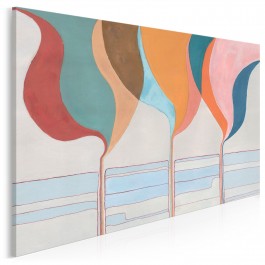 Kolorowych jarmarków - nowoczesny obraz na płótnie - 120x80 cm Kolorowych jarmarków - nowoczesny obraz na płótnie - 120x80 cm