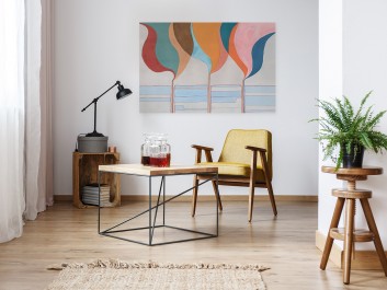 Kolorowych jarmarków - nowoczesny obraz na płótnie - 120x80 cm Kolorowych jarmarków - nowoczesny obraz na płótnie - 120x80 cm