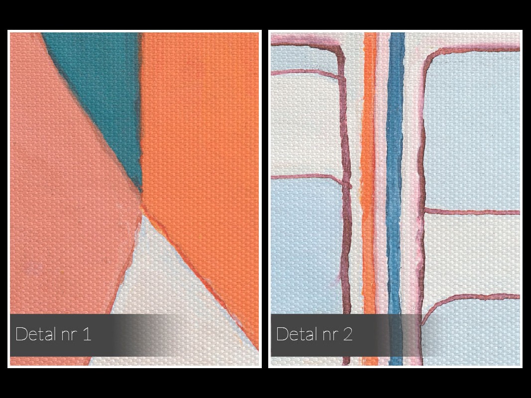 Kolorowych jarmarków - nowoczesny obraz na płótnie - 120x80 cm