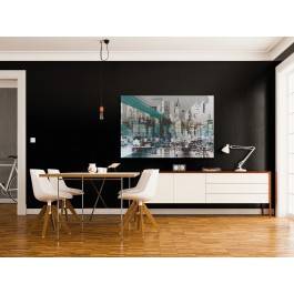 Miejskie legendy - nowoczesny obraz na płótnie - 120x80 cm Miejskie legendy - nowoczesny obraz na płótnie - 120x80 cm