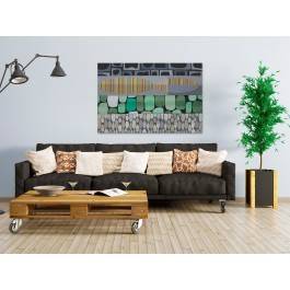 Iskra radości - nowoczesny obraz na płótnie - 120x80 cm