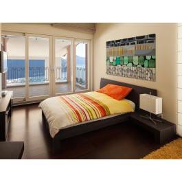 Iskra radości - nowoczesny obraz na płótnie - 120x80 cm