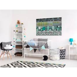 Iskra nadziei - nowoczesny obraz na płótnie - 120x80 cm