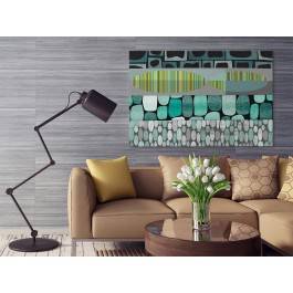 Iskra nadziei - nowoczesny obraz na płótnie - 120x80 cm