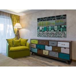 Iskra nadziei - nowoczesny obraz na płótnie - 120x80 cm