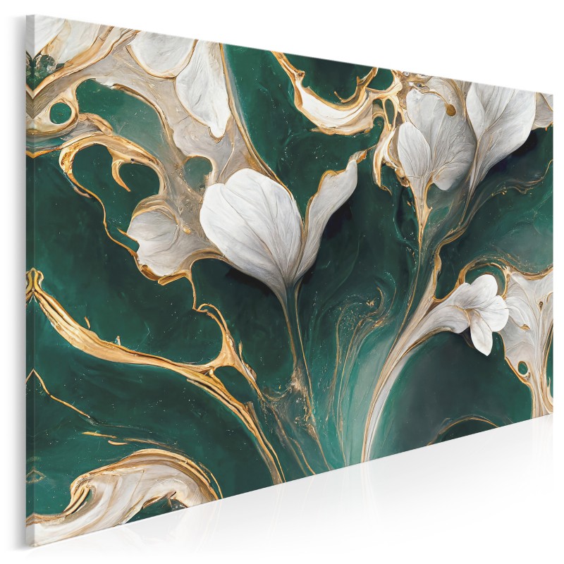 Namiętna lilia - nowoczesny obraz na płótnie - 120x80 cm