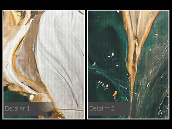 Namiętna lilia - nowoczesny obraz na płótnie - 120x80 cm