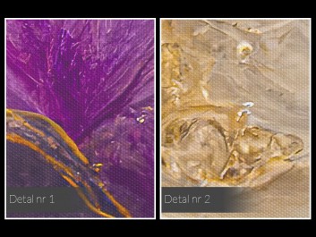 Płomienna bugenwilla - nowoczesny obraz na płótnie - 120x80 cm Płomienna bugenwilla - nowoczesny obraz na płótnie - 120x80 cm