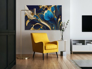 Uwodzicielska hortensja - nowoczesny obraz na płótnie - 120x80 cm
